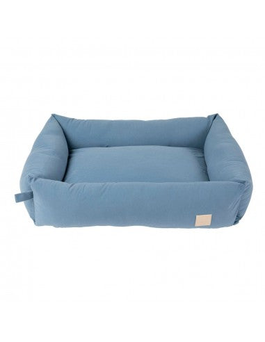 FuzzYard Life French Blue Hundebett aus Baumwolle (Größe M)