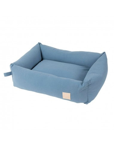 FuzzYard Life French Blue Hundebett aus Baumwolle (Größe S)