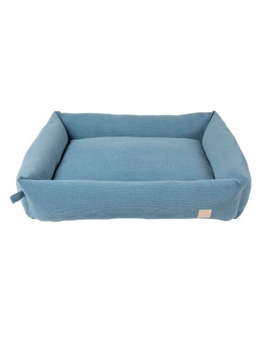 FuzzYard Life French Blue Hundebett aus Cord (Größe L)
