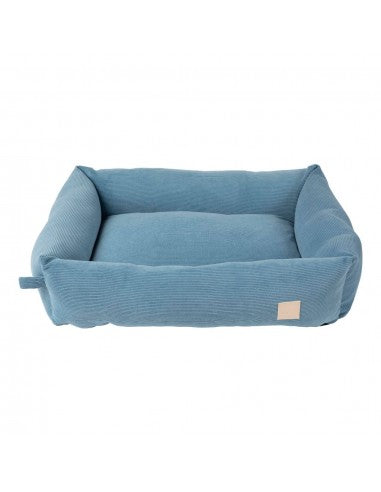 FuzzYard Life French Blue Hundebett aus Cord (Größe M)