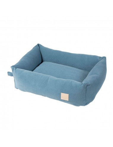 FuzzYard Life French Blue Hundebett aus Cord (Größe S)
