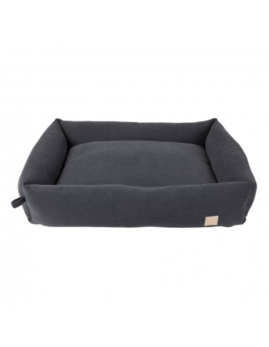 FuzzYard Life Slate Grey Hundebett aus Cord (Größe L)