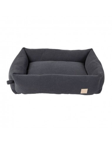 FuzzYard Life Slate Grey Hundebett aus Cord (Größe M)
