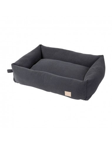 FuzzYard Life Slate Grey Hundebett aus Cord (Größe M)