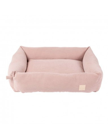 FuzzYard Life Soft Blush Hundebett aus Cord (Größe M)