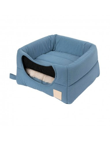 Katzenhöhle aus Baumwolle FuzzYard Life French Blue