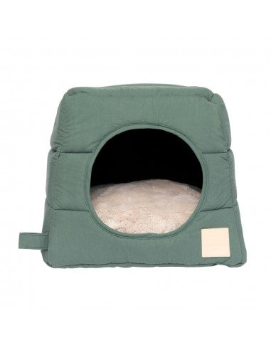 Katzenhöhle aus Baumwolle FuzzYard Life Myrtle Green