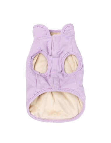 Hundemantel aus Cord FuzzYard Life Lila