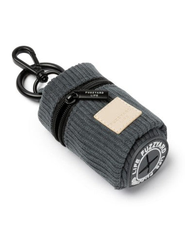 Kotbeutelspender aus Cord FuzzYard Life Slate Grey