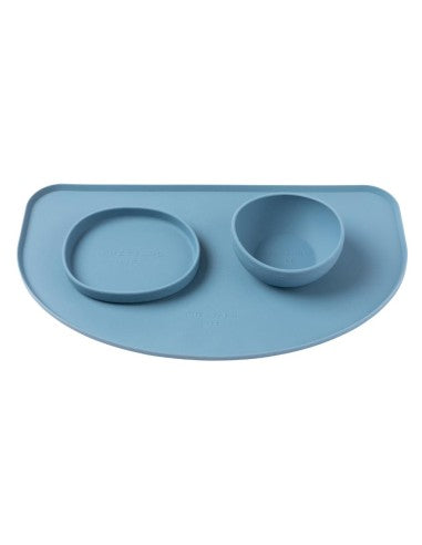 Napfunterlage für Hunde aus Silikon FuzzYard Life French Blue