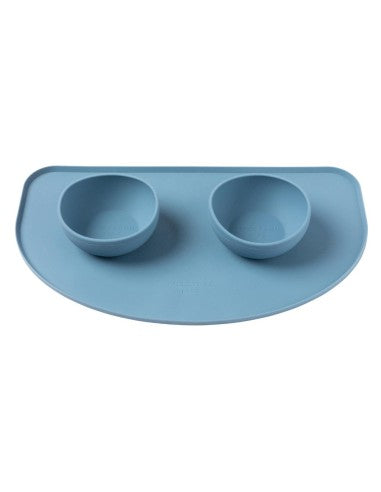 Napfunterlage für Hunde aus Silikon FuzzYard Life French Blue