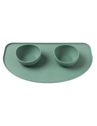 Napfunterlage für Hunde aus Silikon FuzzYard Life Myrtle Green