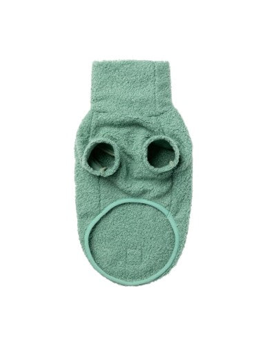 FuzzYard Life Bouclé-Hundepullover, Myrtle Green