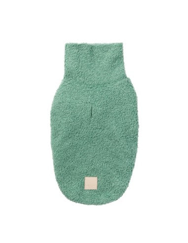 FuzzYard Life Bouclé-Hundepullover, Myrtle Green