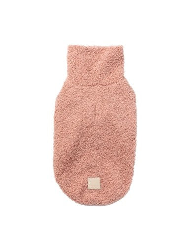 FuzzYard Life Bouclé-Hundepullover, Soft Blush