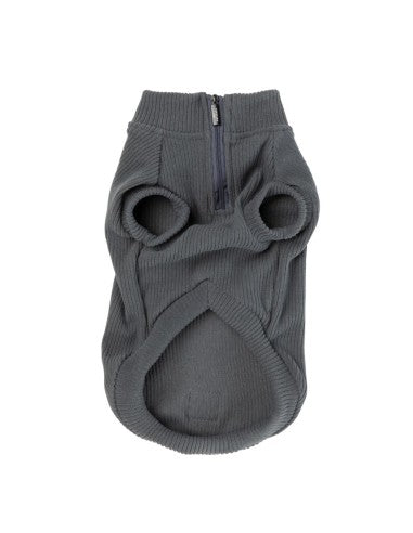 FuzzYard Life Hundepullover in Rippstrick, Slate Grey