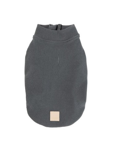 FuzzYard Life Hundepullover in Rippstrick, Slate Grey