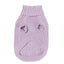 FuzzYard Life Hundepullover mit Zopfmuster, Lila