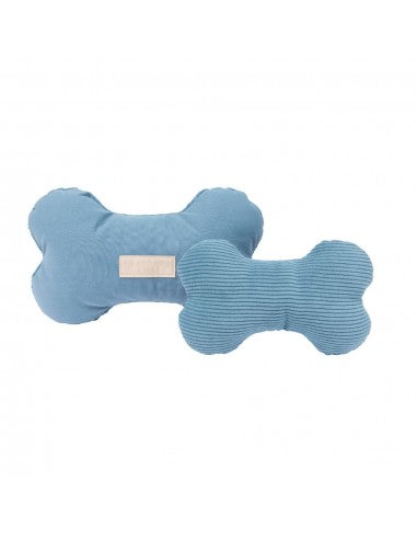FuzzYard Life French Blue Plüschknochen für Hunde (Größe S)