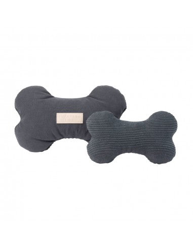 FuzzYard Life Slate Grey Plüschknochen für Hunde (Größe S)