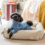 FuzzYard Life weicher Hundepyjama, French Blue
