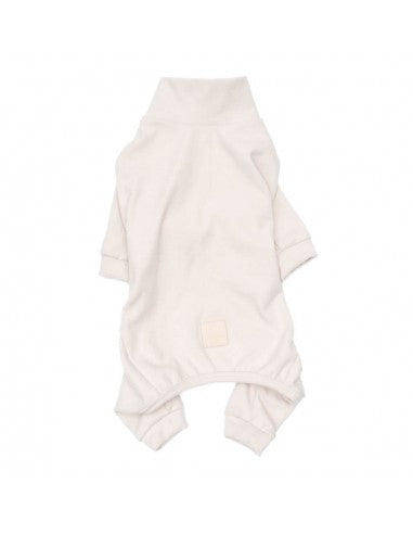 FuzzYard Life weicher Hundepyjama, Sandstone
