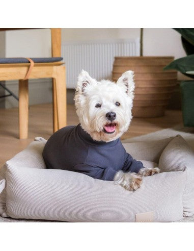 FuzzYard Life weicher Hundepyjama, Slate Grey