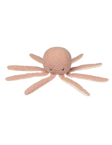 Kuscheltier Oktopus für Hunde FuzzYard Life Soft Blush
