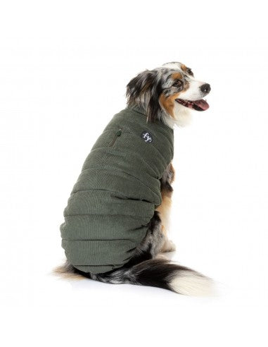 Gefütterter Hundemantel FuzzYard Mosman Khaki Größe 6