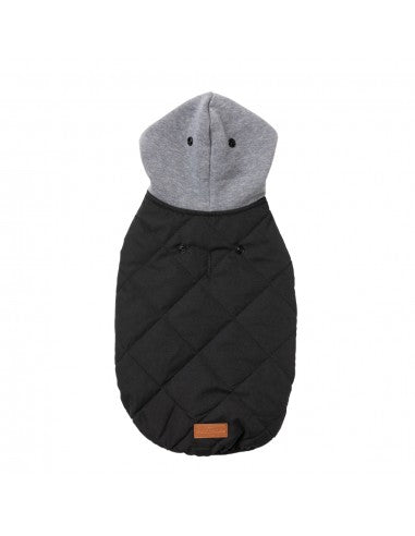 FuzzYard Cremorne Hunde-Kapuzenpullover, Schwarz (Größe 7)