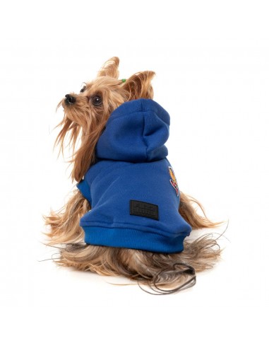 FuzzYard The Homies Hunde-Kapuzenpullover, Blau (Größe 1)