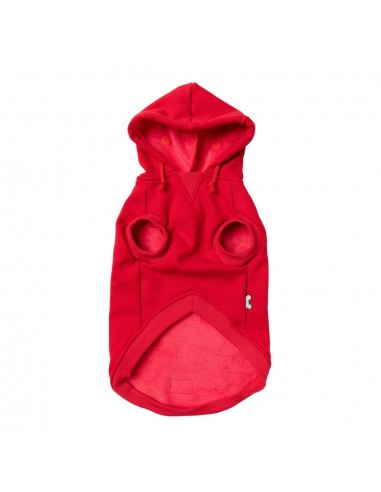 FuzzYard The Homies Hunde-Kapuzenpullover, Rot (Größe 1)