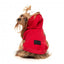 FuzzYard The Homies Hunde-Kapuzenpullover, Rot (Größe 1)