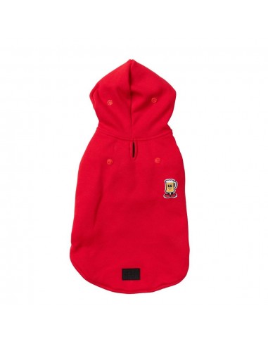 FuzzYard The Homies Hunde-Kapuzenpullover, Rot (Größe 2)
