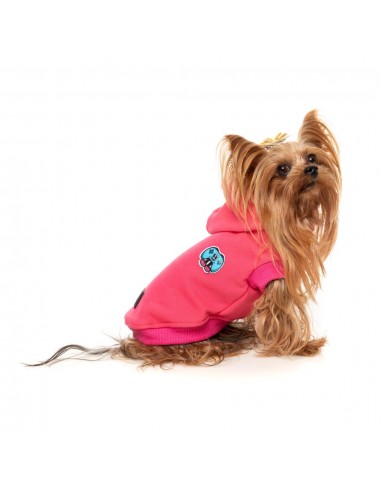 FuzzYard The Homies Hunde-Kapuzenpullover, Rosa (Größe 1)