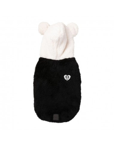 FuzzYard Winnie Hunde-Kapuzenpullover, Panda (Größe 4)