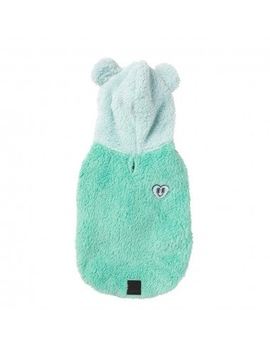 FuzzYard Winnie Hunde-Kapuzenpullover, Petrol (Größe 3)
