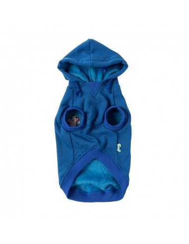 FuzzYard Yardsters Hunde-Kapuzenpullover, Blau (Größe 1)