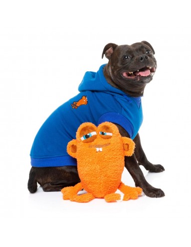 FuzzYard Yardsters Hunde-Kapuzenpullover, Blau (Größe 1)