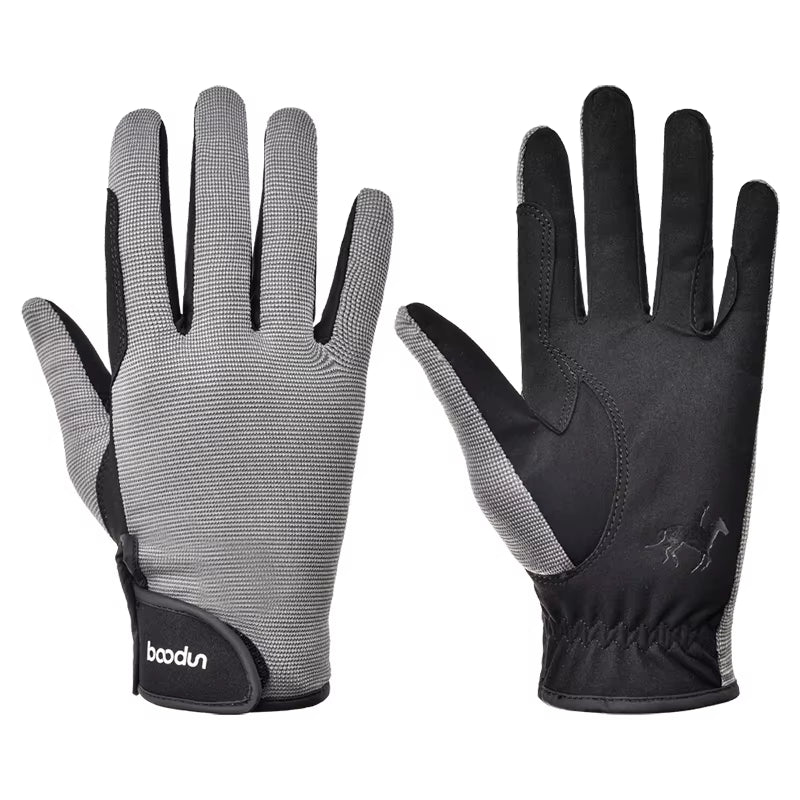 Atmungsaktive Reithandschuhe aus Netzstoff mit Grip – Ansicht 8