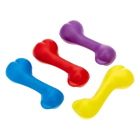 Classic Rubber Bone Gummiknochen klein für Hunde, 130 mm