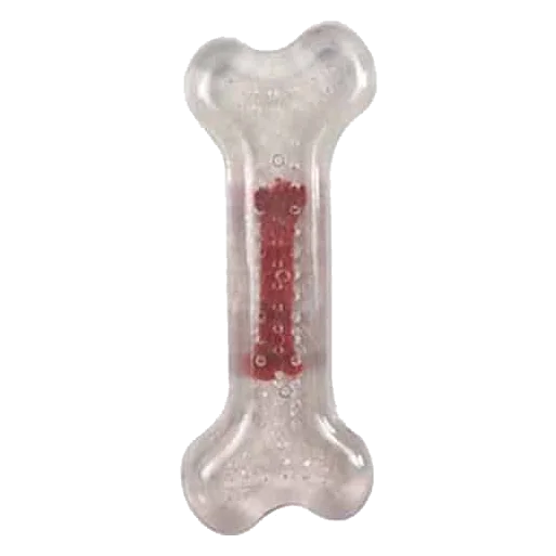 Transparenter Kauknochen mit Geschmack für Hunde, 8 und 12 cm