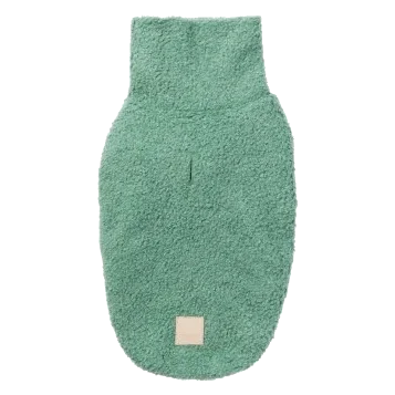 FuzzYard Life Bouclé-Hundepullover, Myrtle Green