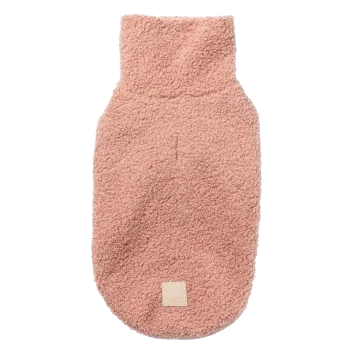 FuzzYard Life Bouclé-Hundepullover, Soft Blush