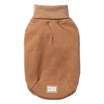 Rollkragenpullover für Hunde FuzzYard Stevie in Latte