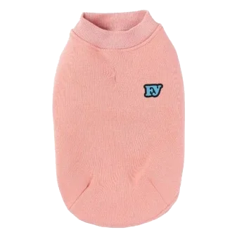 Baumwollpullover für Hunde FuzzYard The Woof in Rosa