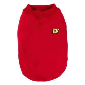 Baumwollpullover für Hunde FuzzYard The Woof in Rot