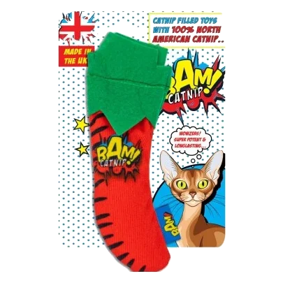 Katzenspielzeug mit Katzenminze BAM! Paprika, 14 cm