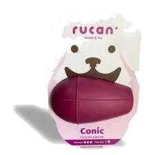 Rucan Gummikegel Hundespielzeug