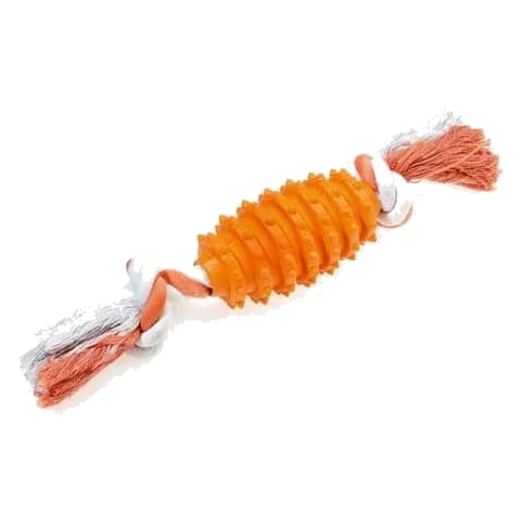 Classic Tug Toy Zerrspielzeug aus Gummi und Seil für Hunde, 280 mm
